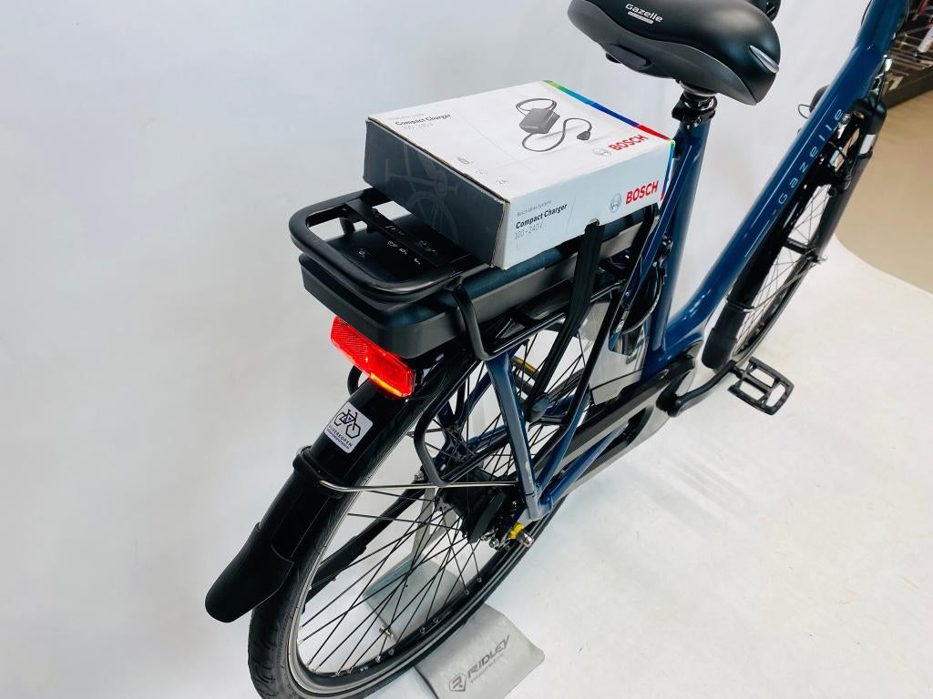 GAZELLE OrangeC7+ Ebike L-57cm – Accu 400WH – km 6906, Fietsen en Brommers, Fietsen | Dames | Damesfietsen, Velgrem, Versnellingen
