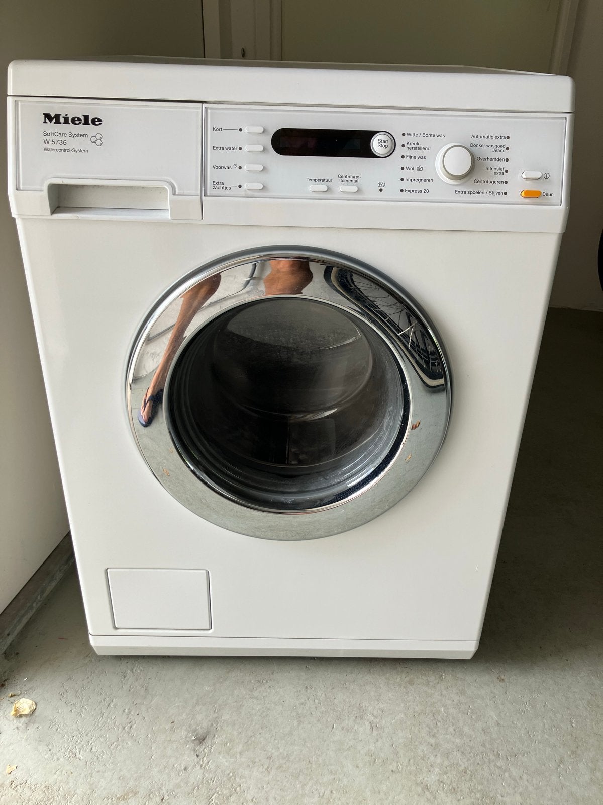 Miele W 5736 SoftCare System Wasmachine, Ophalen, Gebruikt, Voorlader, Wolwasprogramma