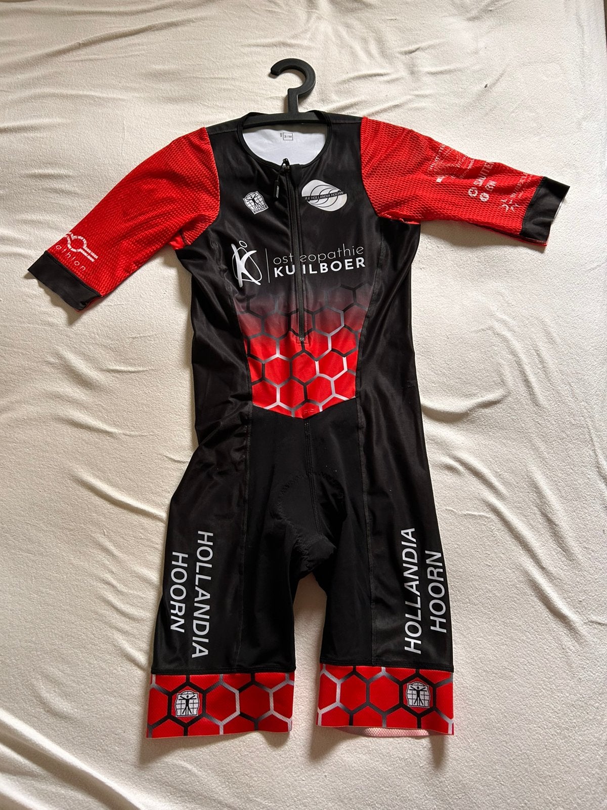 Bioracer Tri Team Suit – maat M/3, Maat 48/50 (M), Zwart, Ophalen of Verzenden, Hardlopen of Fietsen