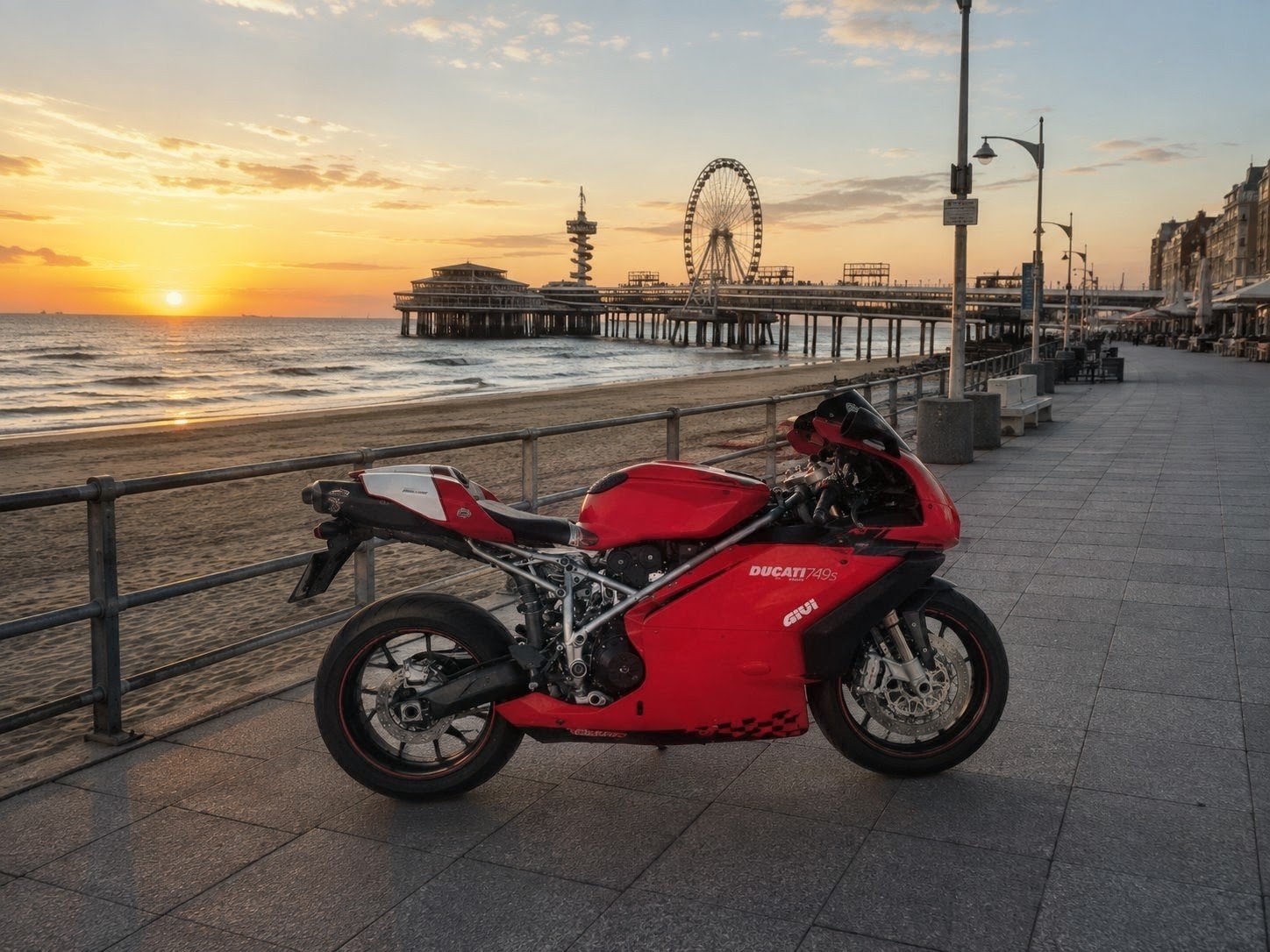Ducati 749 S Monoposto uitvoering zeer uniek en mooi, Motoren, 2 cilinders, Super Sport, Particulier, Meer dan 35 kW