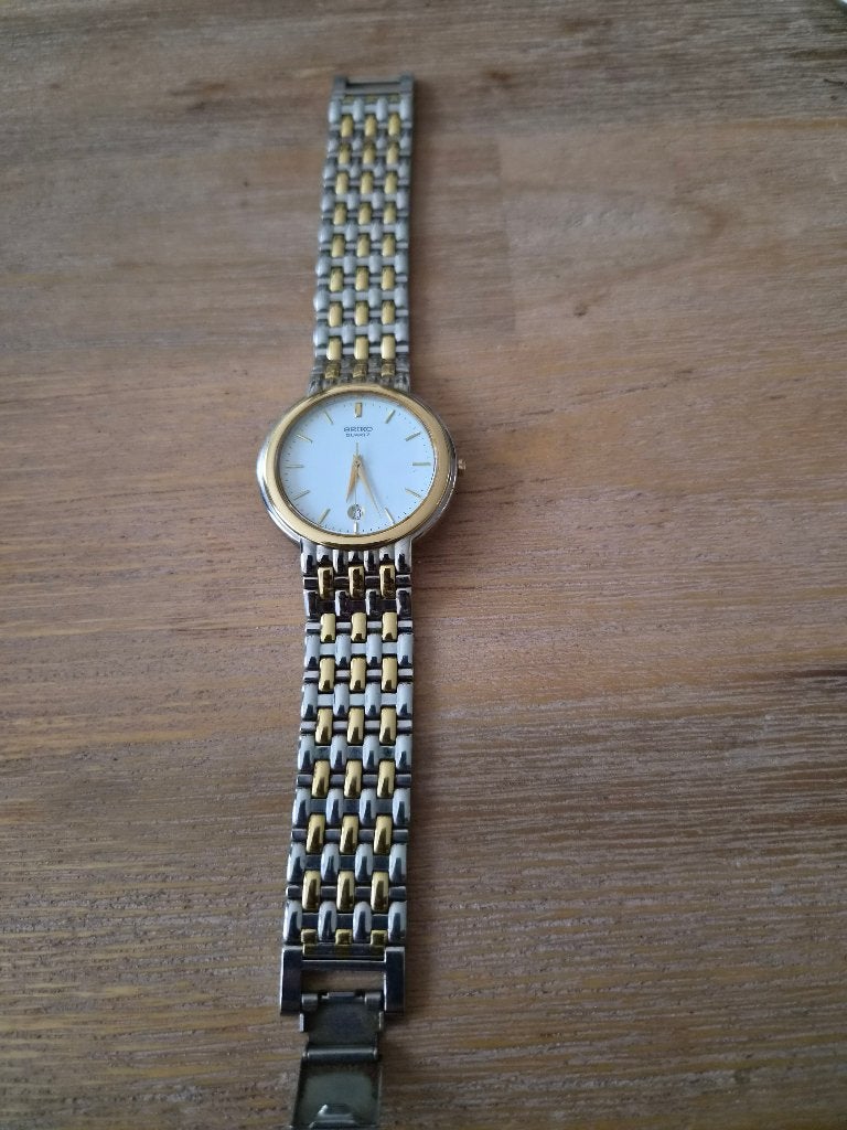 Seiko quartz horloge, Gebruikt, Polshorloge, Overige materialen, Ophalen of Verzenden
