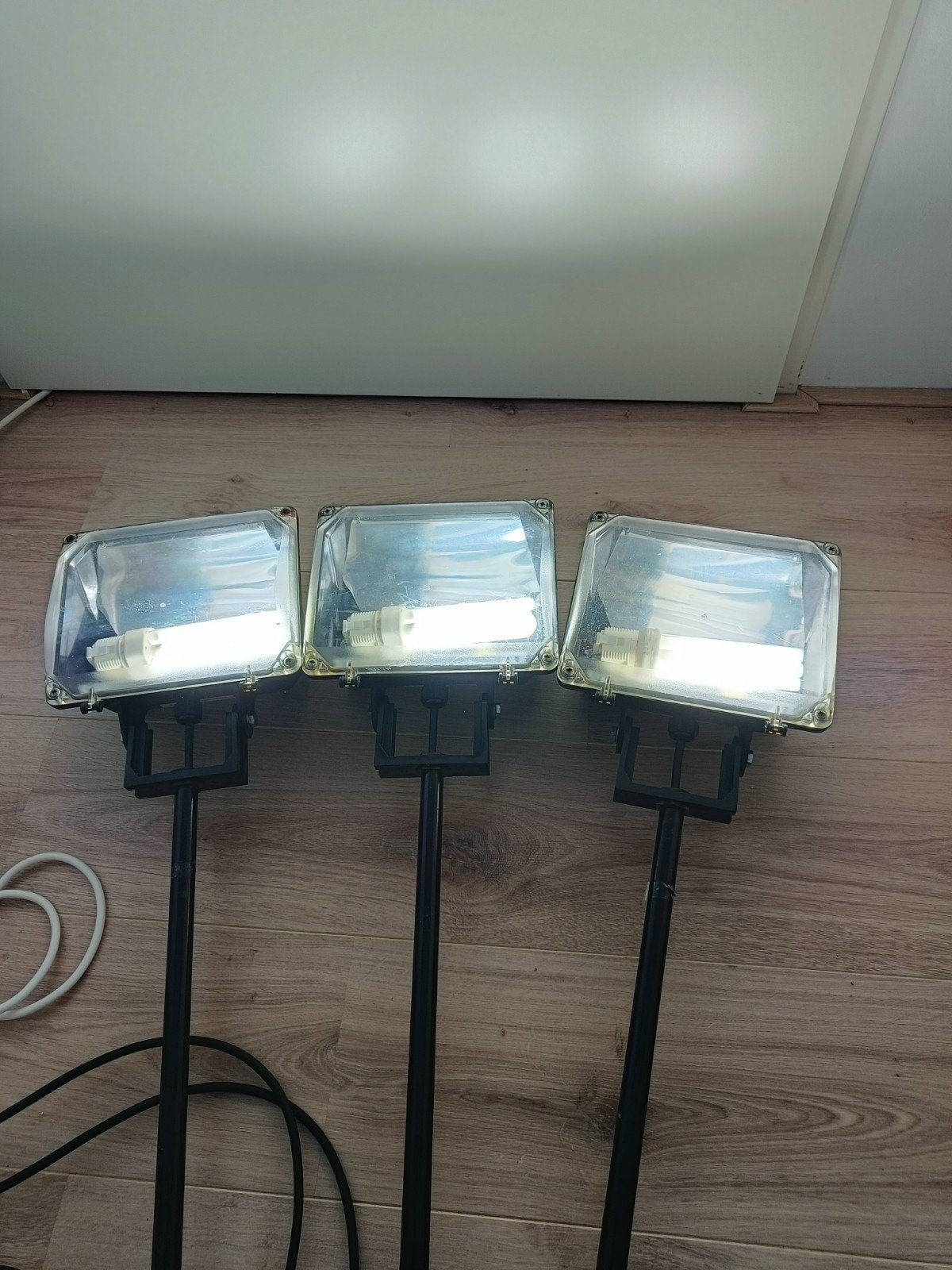 ESA Frontspot FS142 - 3 stuks met Philips lampen, Overige merken, Gebruikt, Waterbestendig, Zwart