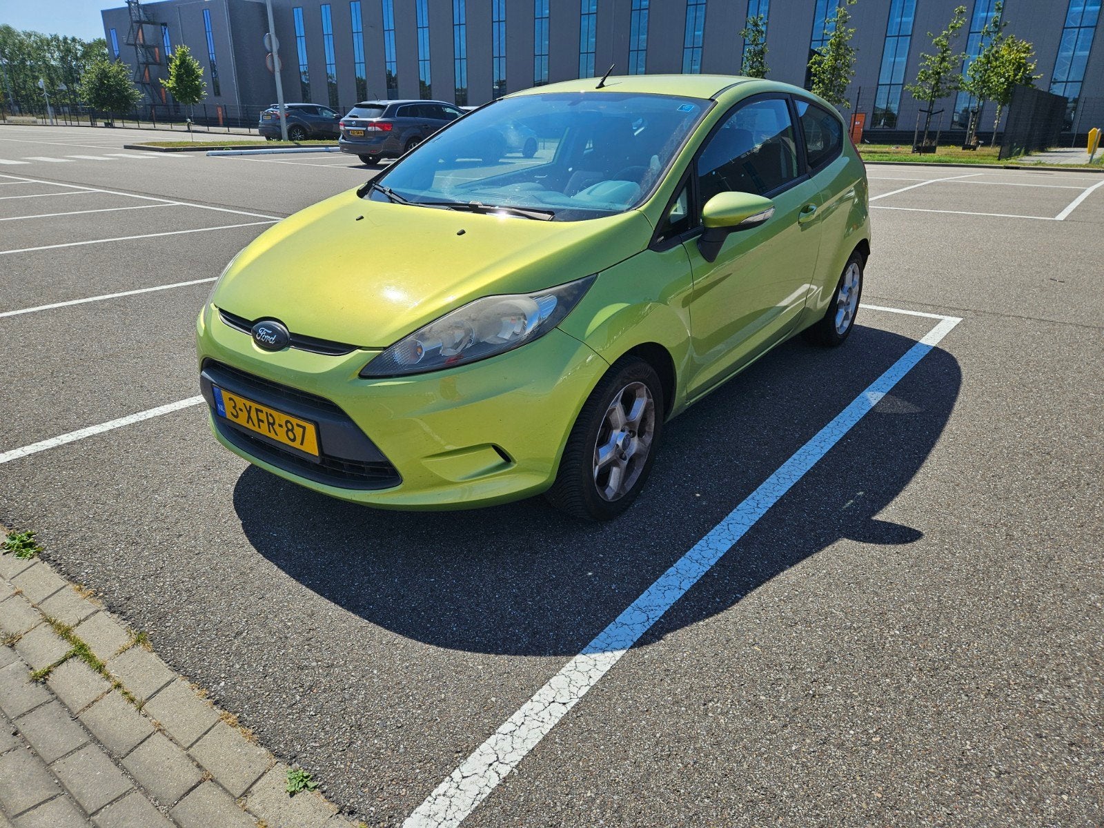 Ford Fiësta 1.25 60KW 3DR 2009 Groen, Voorwielaandrijving, 600 kg, Handgeschakeld, Particulier