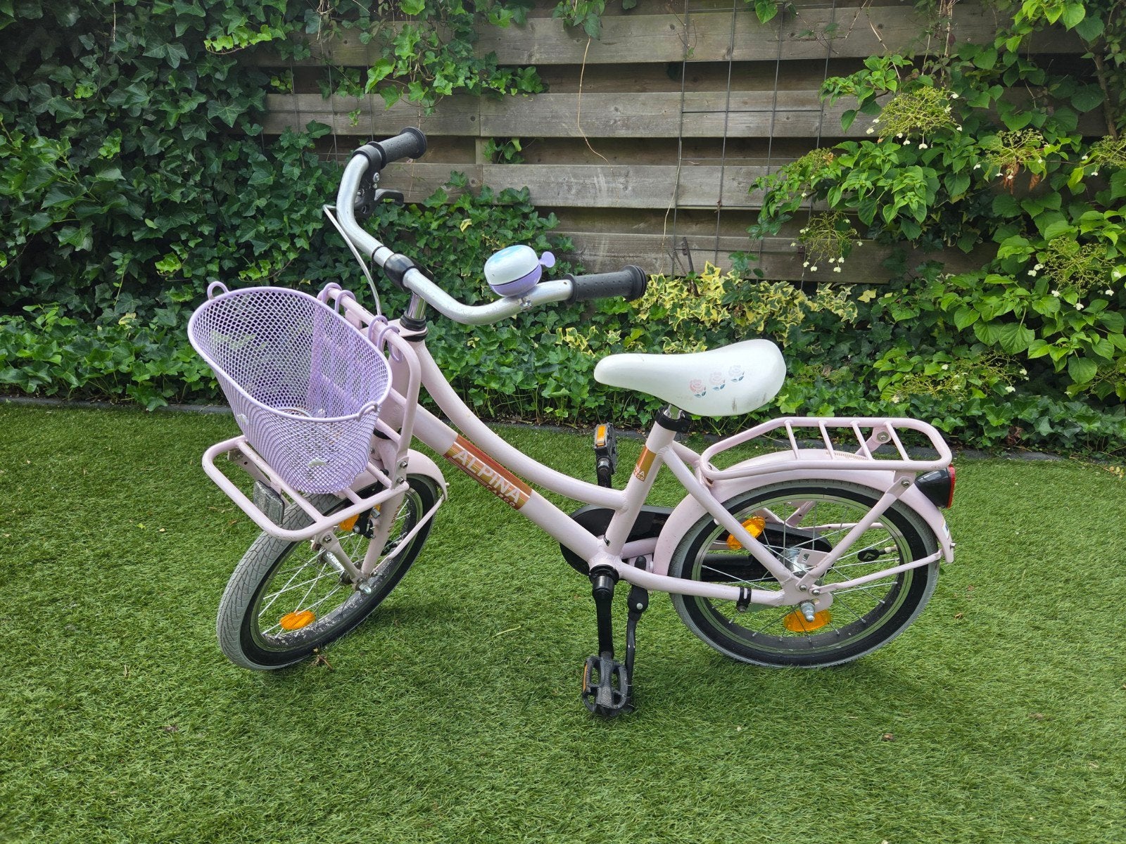 Alpina Cargo 16 inch kinderfiets - Roze, Ophalen