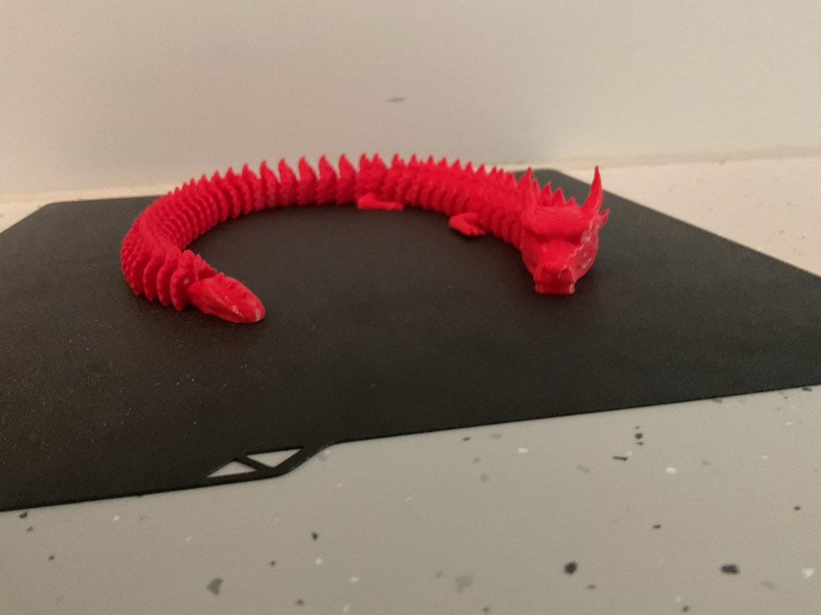 Flexibele 3D-geprinte draak - Rood, Ophalen of Verzenden, Zo goed als nieuw, Jongen of Meisje