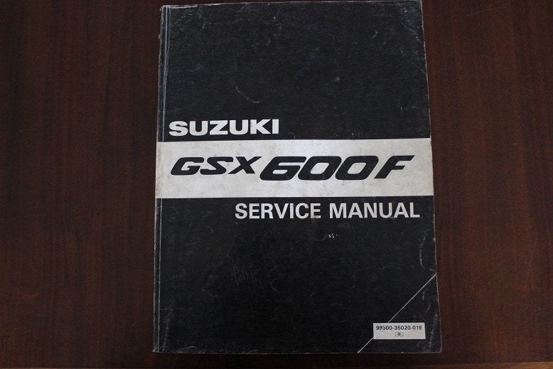 Suzuki GSX600F 1987 1988  Katana service manual GSX 600 F, Ophalen of Verzenden, Suzuki