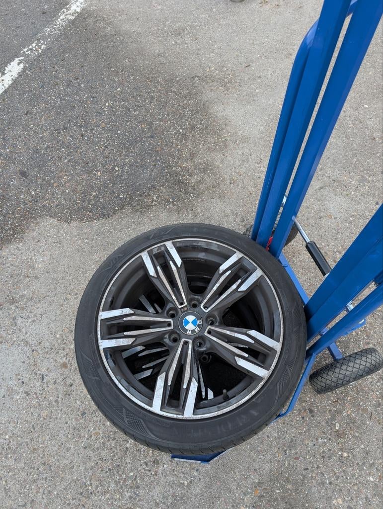Originele 18 inch BMW M velgen met banden, 18 inch, Gebruikt, Banden en Velgen, Ophalen of Verzenden