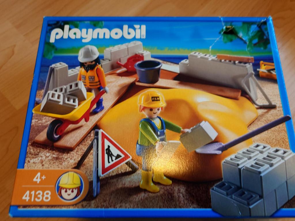 Playmobil Bouwplaats 4138, Ophalen of Verzenden, Zo goed als nieuw