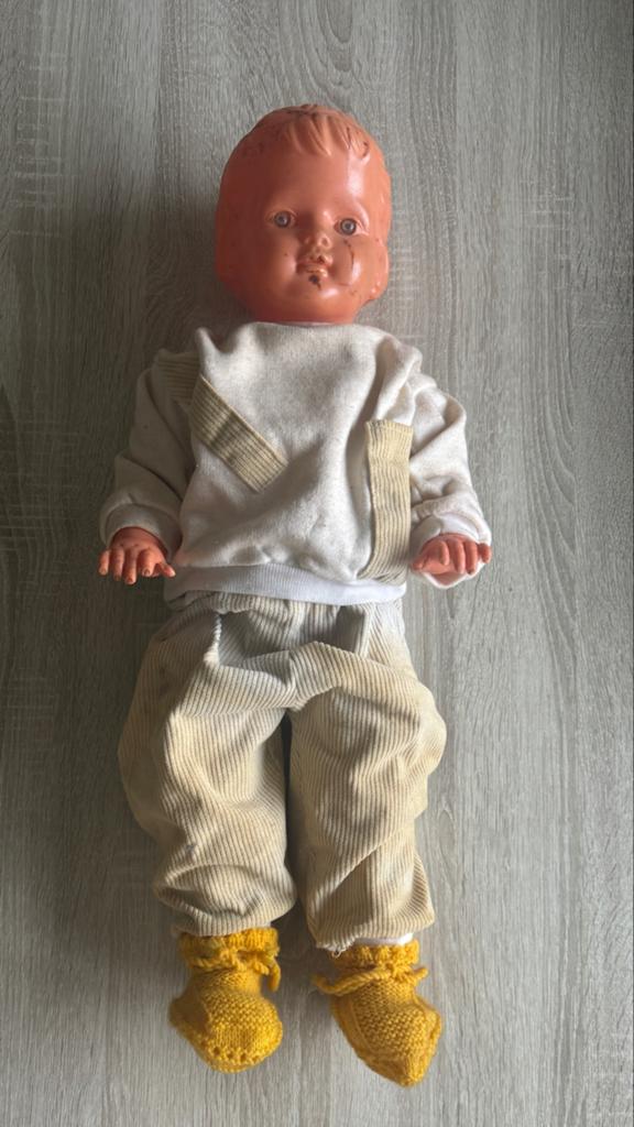 Vintage Wildebras Babypop - Jaren '60/'70, Kinderen en Baby's, Speelgoed | Poppen, Ophalen of Verzenden, Gebruikt, Babypop
