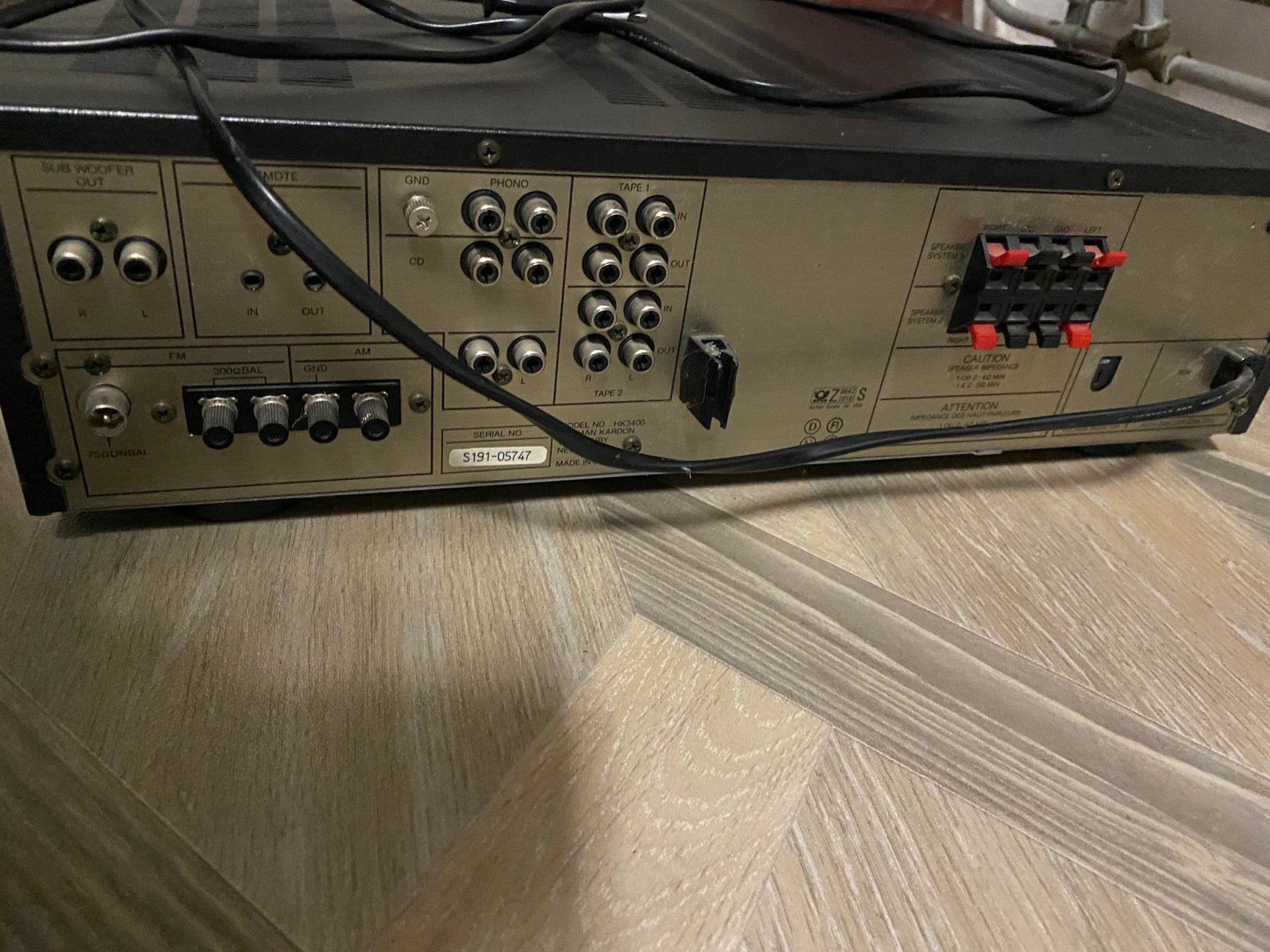Harman Kardon HK3400, Ophalen, Niet werkend