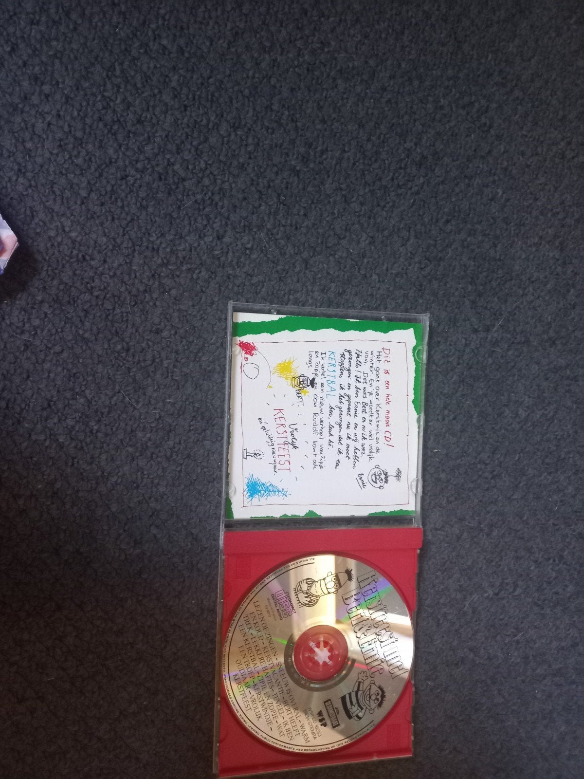 cd kerst met Bert&Ernie met boekje ., Cd's en Dvd's, Cd's | Kinderen en Jeugd, Ophalen, Gebruikt, 6 tot 9 jaar