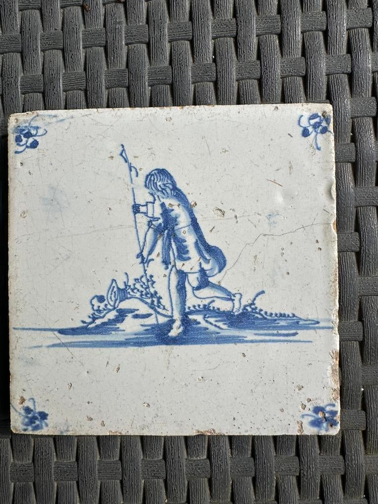 Tegel van wandelaar, Ophalen of Verzenden