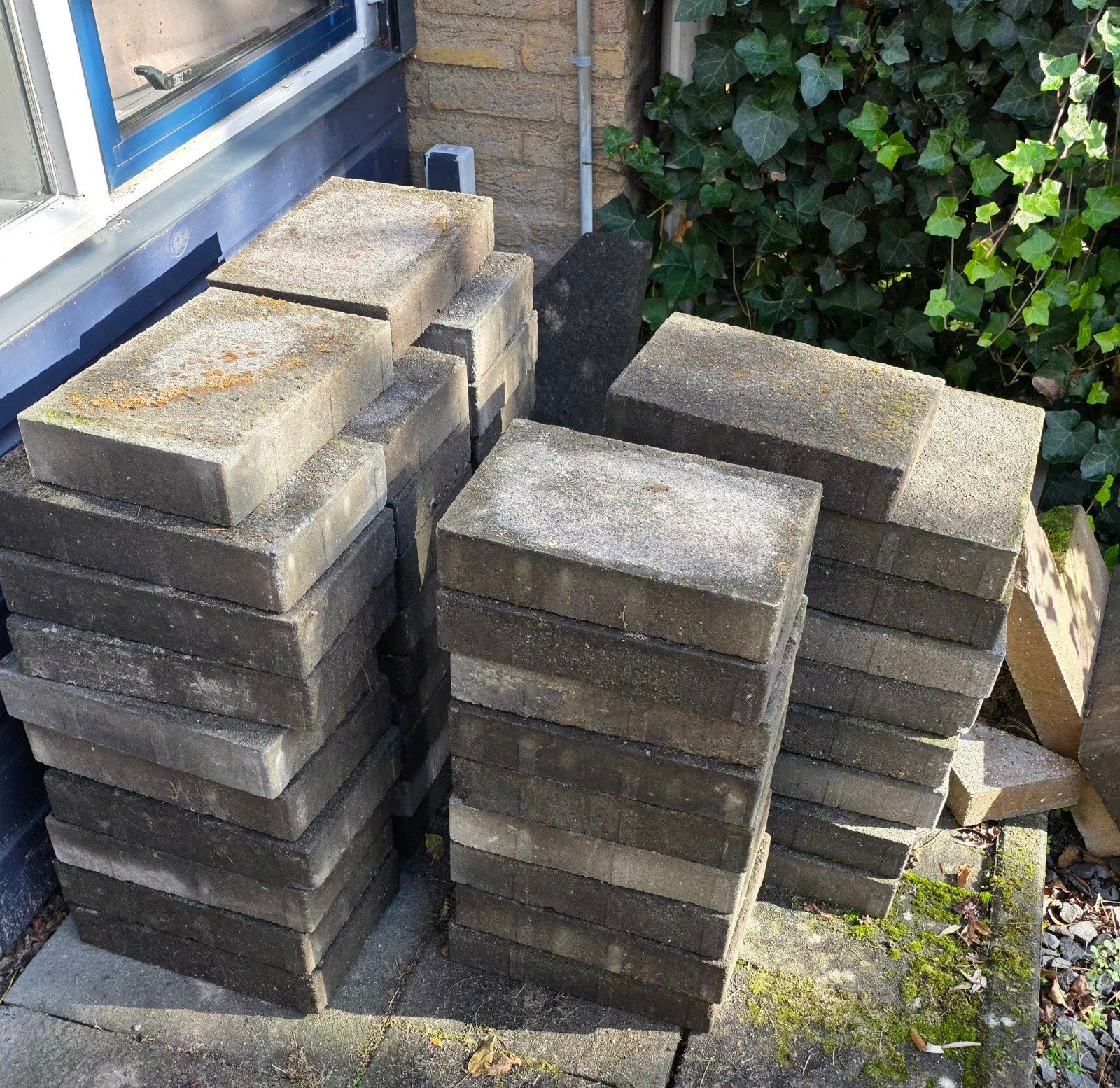 Gebruikte betonnen terrastegels, Ophalen, Gebruikt, 5 tot 10 m², Beton