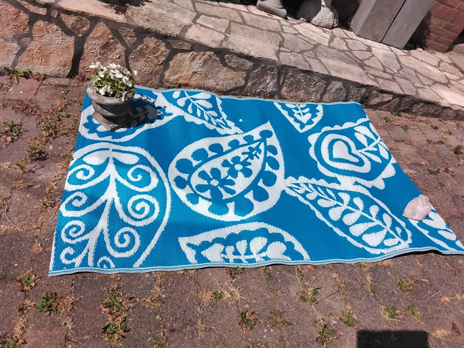 nieuw tuinkleed balcon 120x170 2 kanten te gebruiken, Ophalen, Nieuw