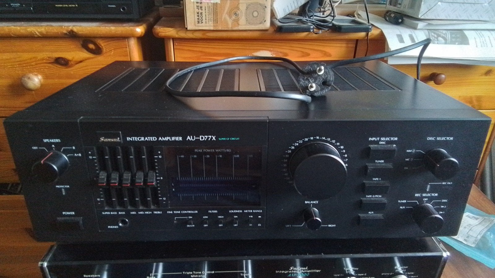 SANSUI AU-D77X  POWERVERSTERKER., Audio, Tv en Foto, Gebruikt, 60 tot 120 watt, Stereo, Ophalen