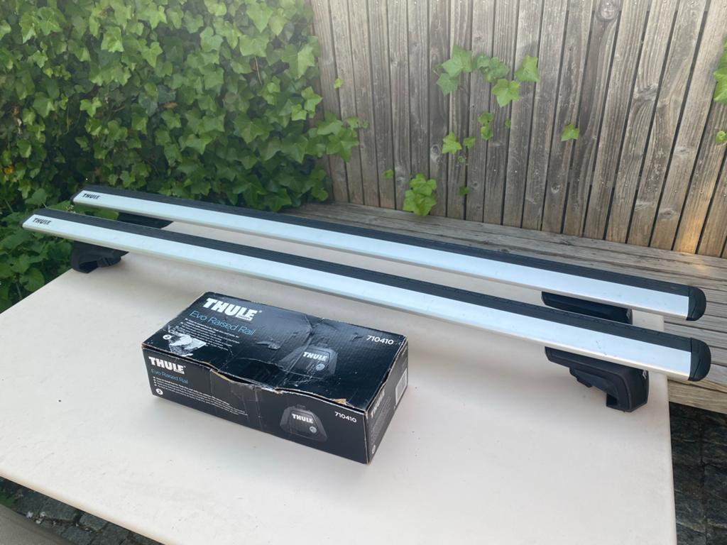Thule WingBar Evo dakdragers voor Volvo V70, Auto diversen, Dakdragers, Ophalen, Zo goed als nieuw