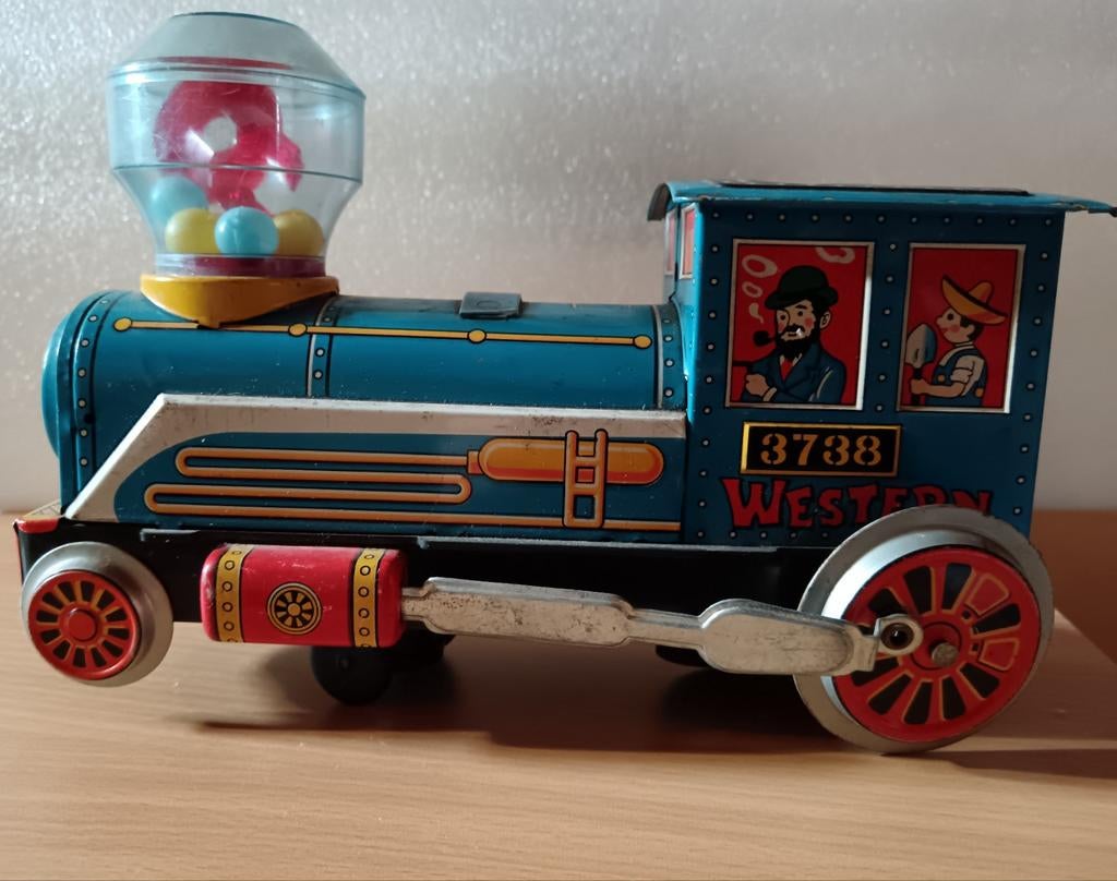 Blikken retro trein, Ophalen of Verzenden