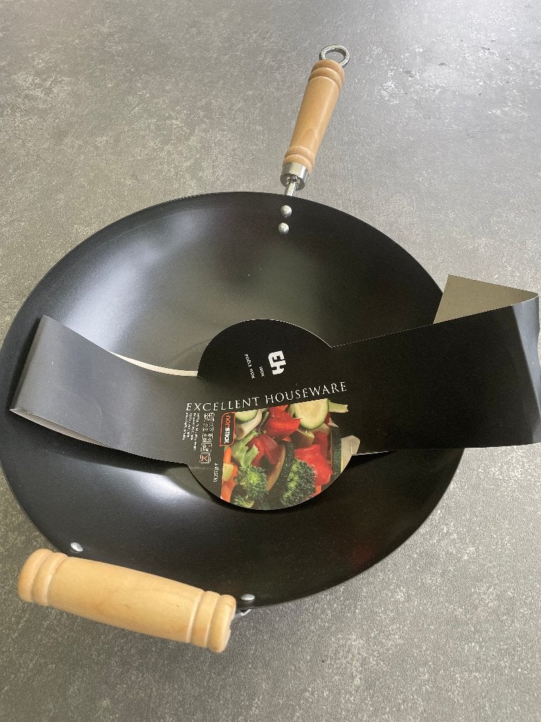 Wok rond 35 cm, Overige typen, Ophalen of Verzenden, Nieuw