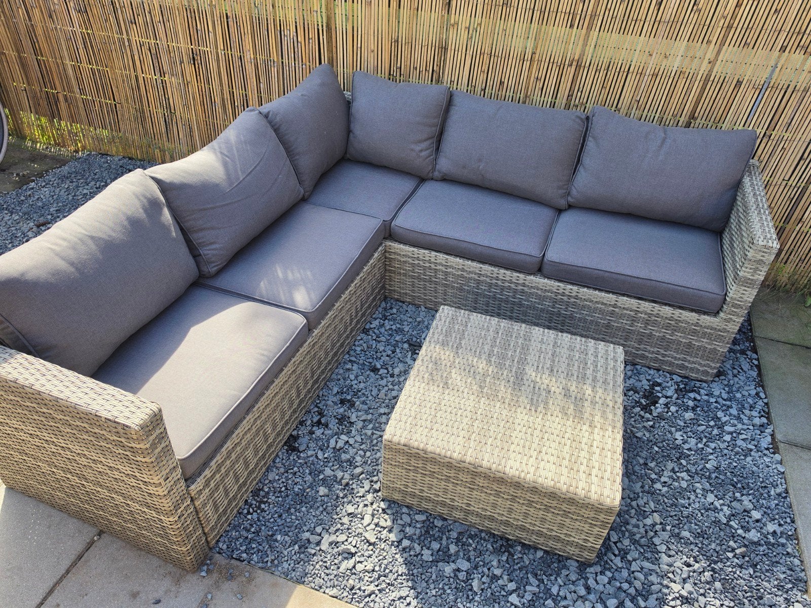 Prachtige loungeset – zo goed als nieuw!, Tuin en Terras, Tuinsets en Loungesets, Ophalen, Zo goed als nieuw, Wicker