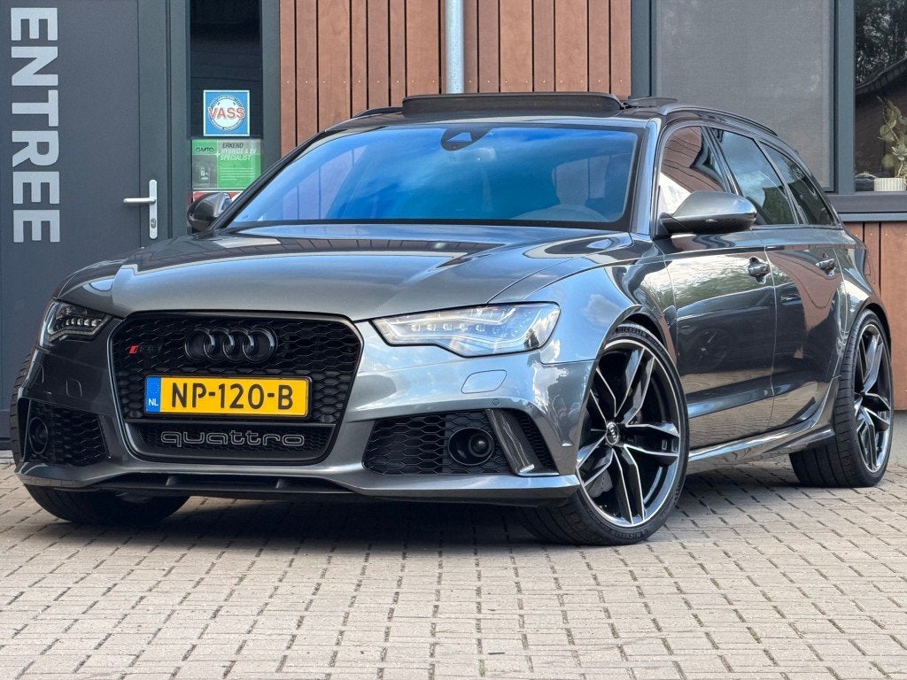Audi RS6 4.0 V8 Audi Exclusive Luchtver. Carbon Alcantara, Auto's, Automaat, 8 cilinders, Parkeerassistent, 10 km/l