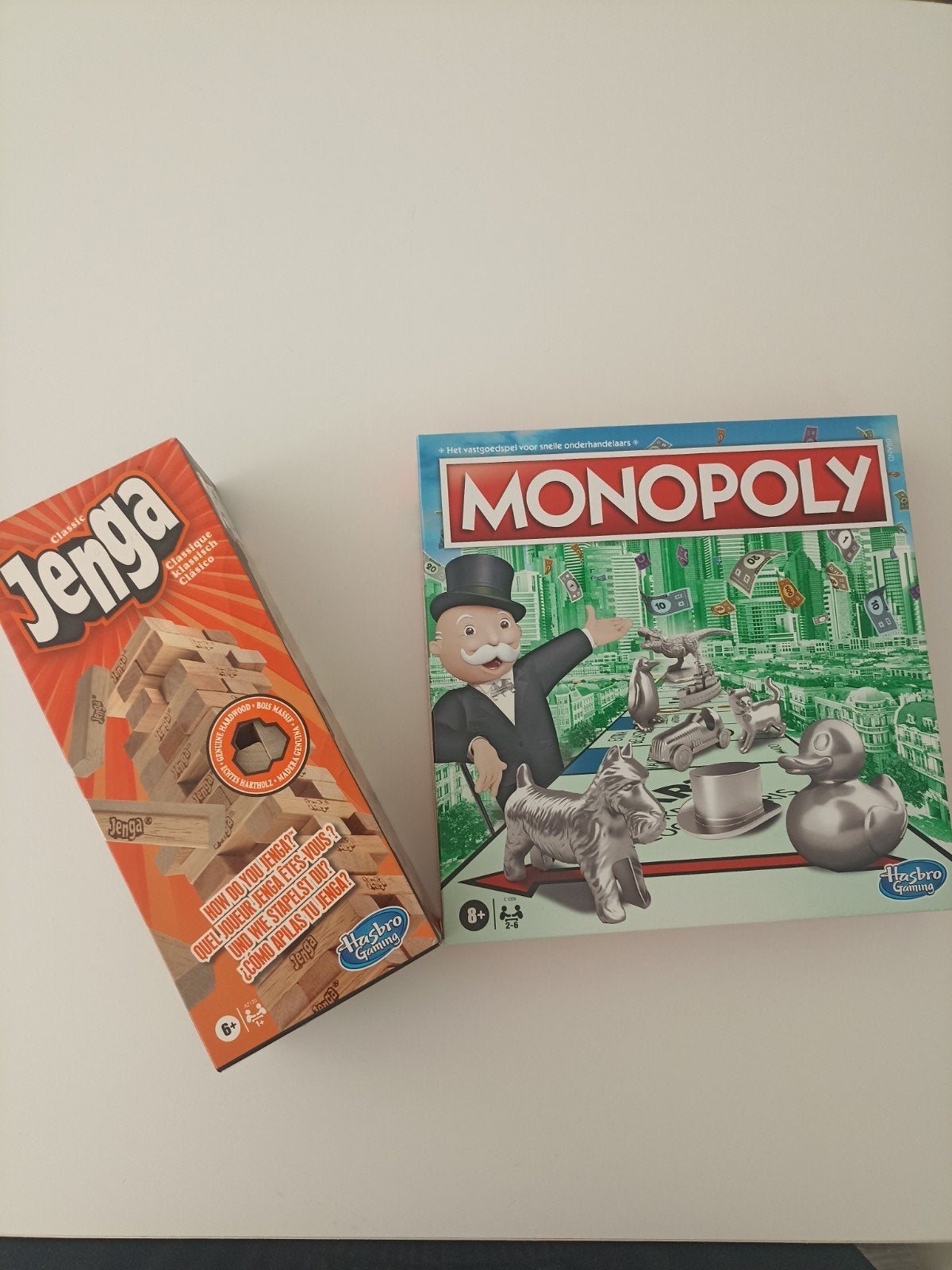 Monopoly & Jenga, Een of twee spelers, Ophalen, Zo goed als nieuw