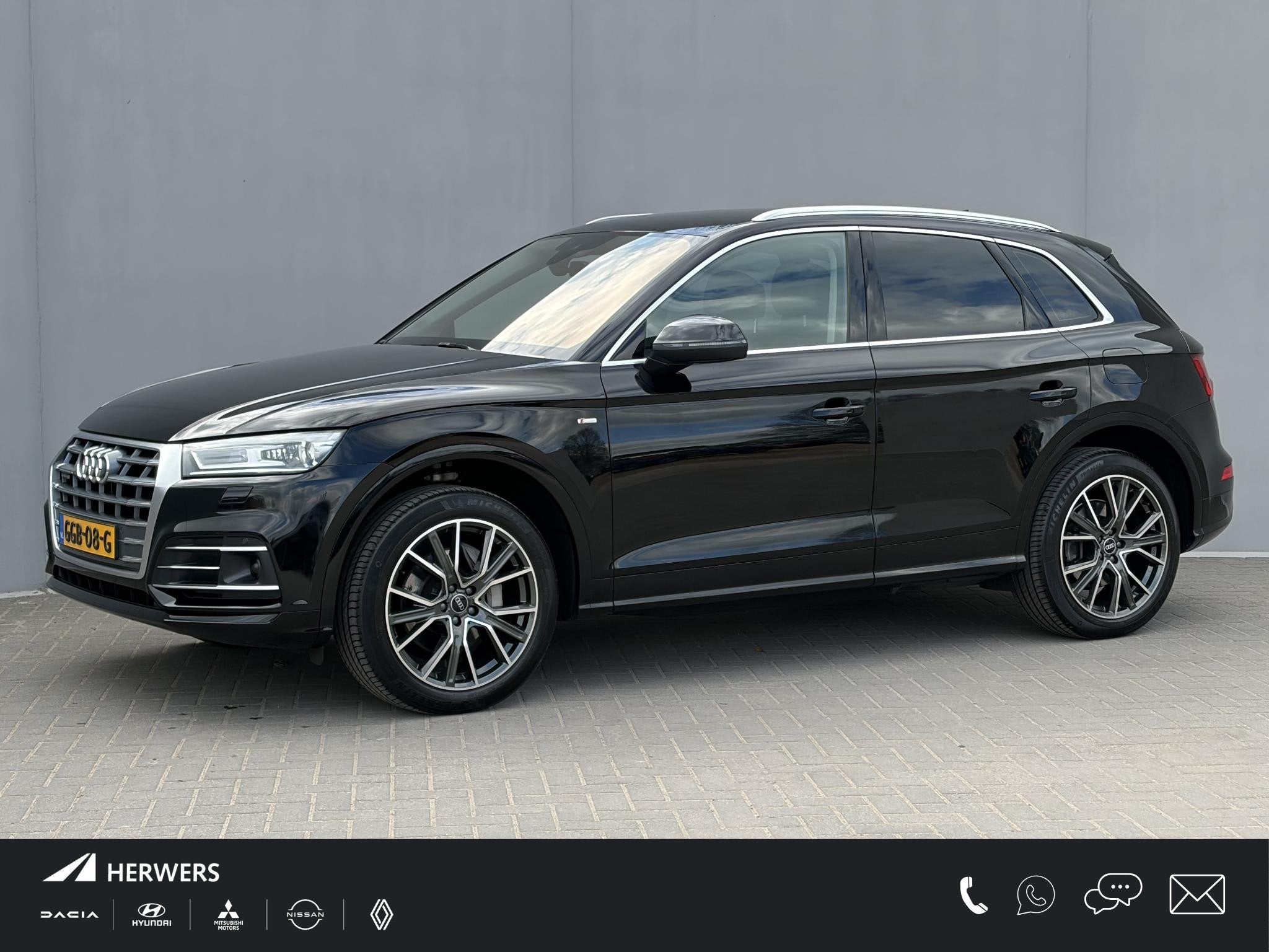 Audi Q5 50 TFSI e quattro S edition / Elektrisch wegklapbare, Auto's, Audi, Automaat, 4 cilinders, Plug-in hybride, Bedrijf