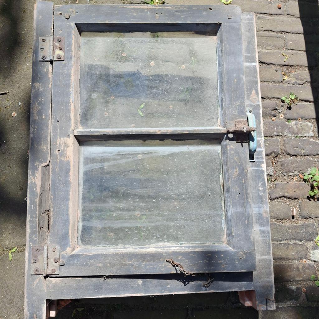 Stalraampjes 2 stuks (uit een paardenstal van 1910), Ophalen of Verzenden, Minder dan 80 cm, Minder dan 80 cm