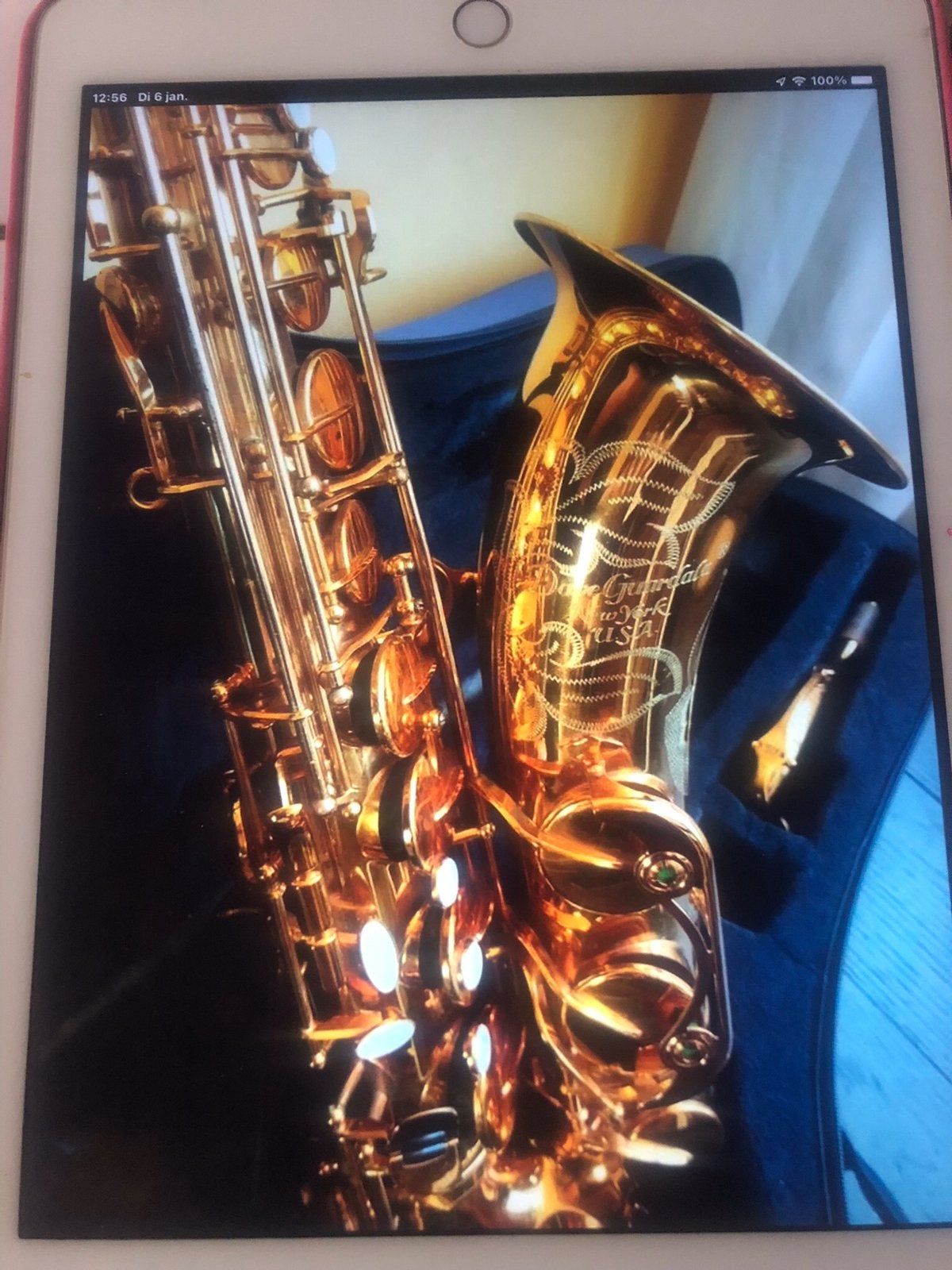 Dave Guardala  dg 500 New York USA Rosé Messing Vinted Tenor, Ophalen, Zo goed als nieuw