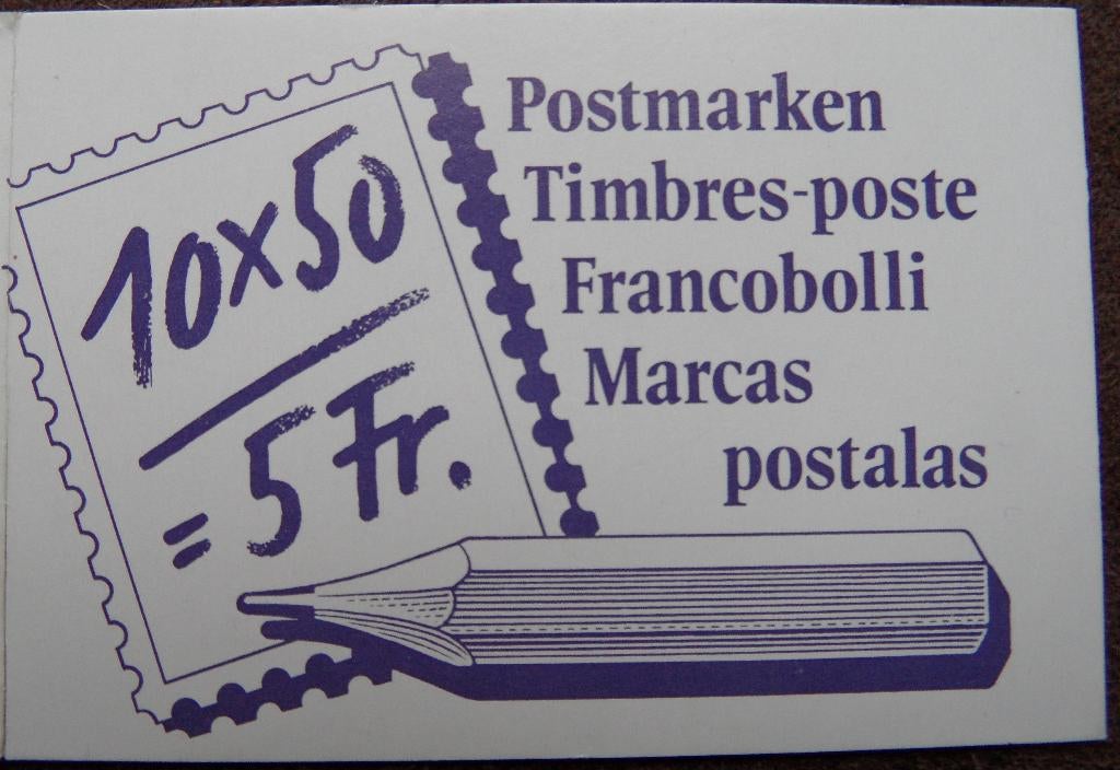 Postzegelboekje Zwitserland  – gestempeld, Ophalen of Verzenden, Gestempeld