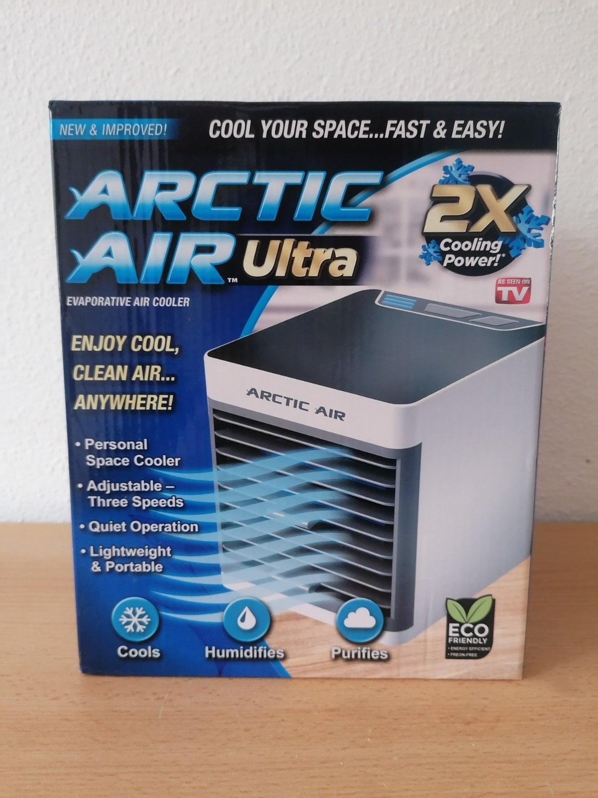 Artic air Ultra 2x compacte luchtkoeler, Ophalen of Verzenden, Mobiele airco, Minder dan 60 m³, 3 snelheden of meer