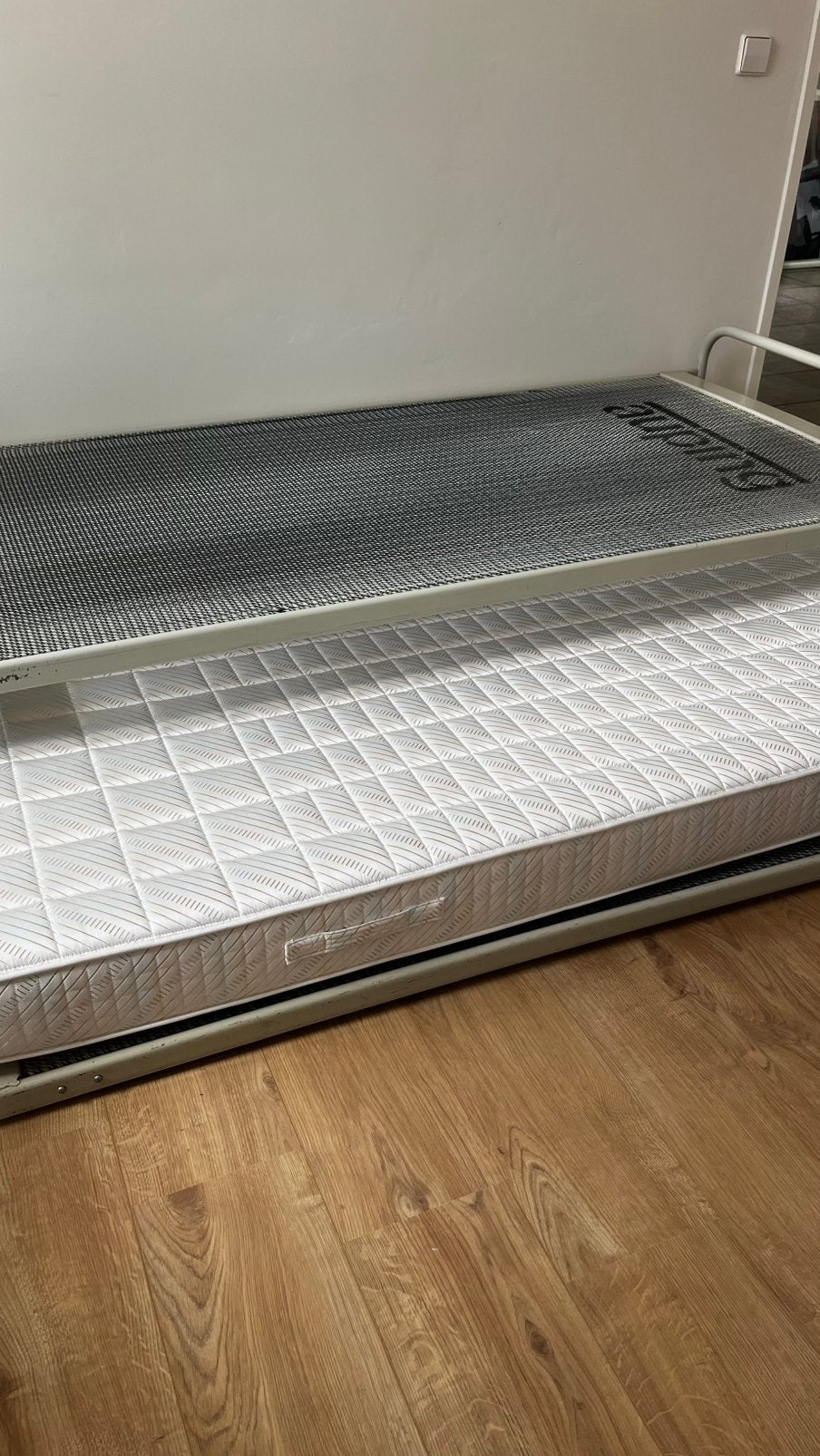 Auping bed met onderschuifbed 190 x 90, Huis en Inrichting, Ophalen, 90 cm, Eenpersoons, 190 cm of minder