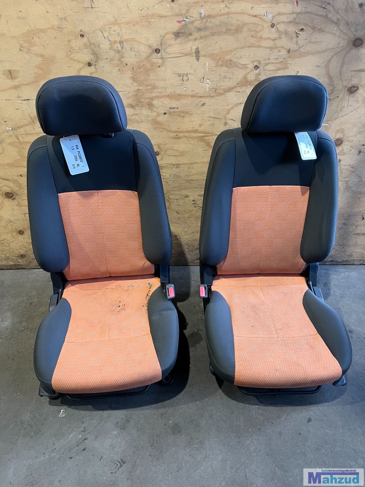 KIA PICANTO 1 ZWART ORANJE interieur stoel bank 2004-2010, Heolleung-ro 12
06797  Seoul, Ophalen of Verzenden, Info@kia.com, Kia Corporation