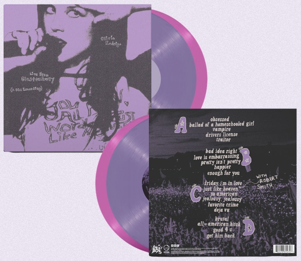 Vinyl 2LP Olivia Rodrigo Live Glastonbury Magenta Purple NEW, Pop, Ophalen of Verzenden, 12 inch, Nieuw in verpakking