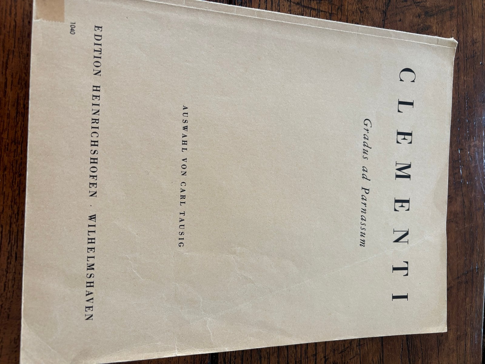 Clementi Gradus ad Parnassum - Pianomuziek, Muziek en Instrumenten, Bladmuziek, Gebruikt, Klassiek, Ophalen of Verzenden, Artiest of Componist