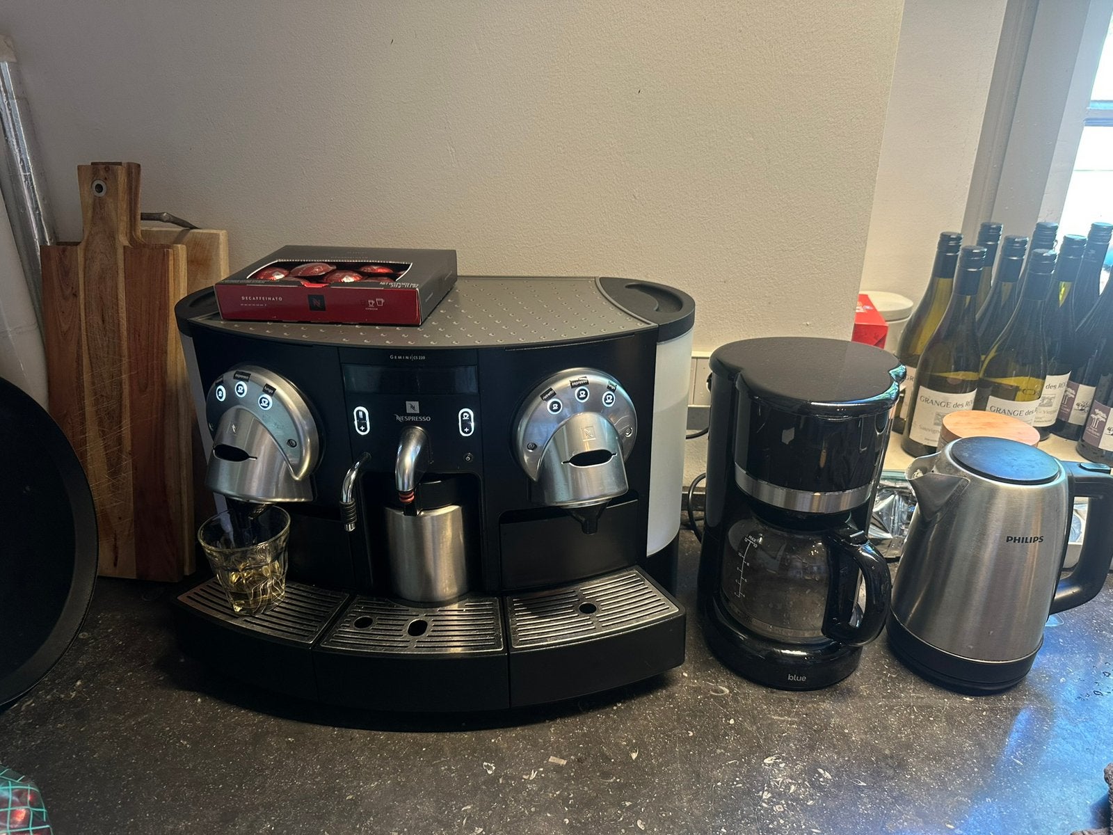 Nespresso Gemini CS220, Witgoed en Apparatuur, Ophalen, Koffiepads en cups, Gebruikt, 10 kopjes of meer