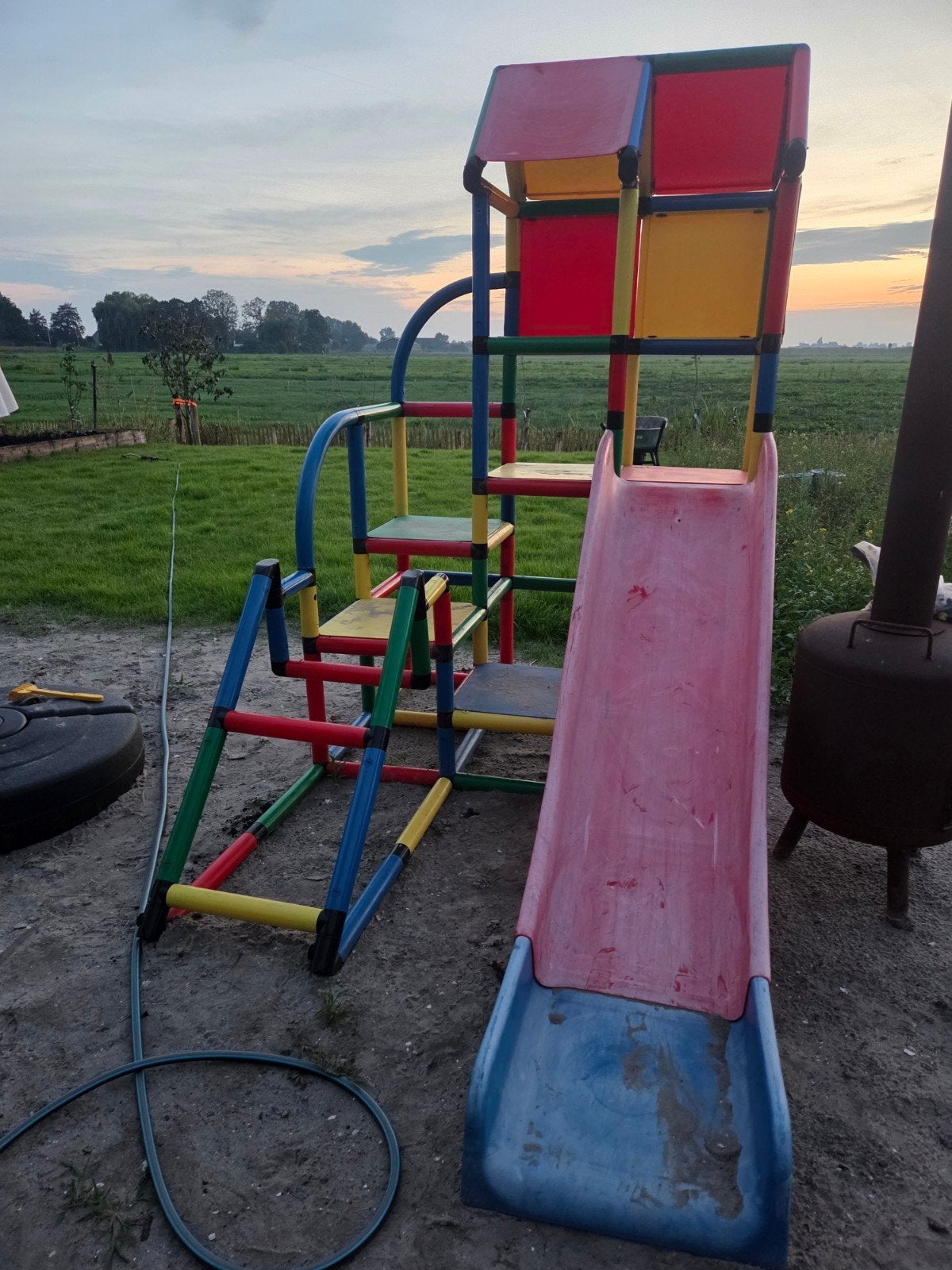 quadro klimtoestel modulair, Kinderen en Baby's, Speelgoed | Buiten | Speeltoestellen, Ophalen, Klimwand