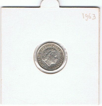 Munten Ned.Antillen, Postzegels en Munten, Munten | Nederland, Koningin Juliana, Zilver, Ophalen of Verzenden, 10 cent