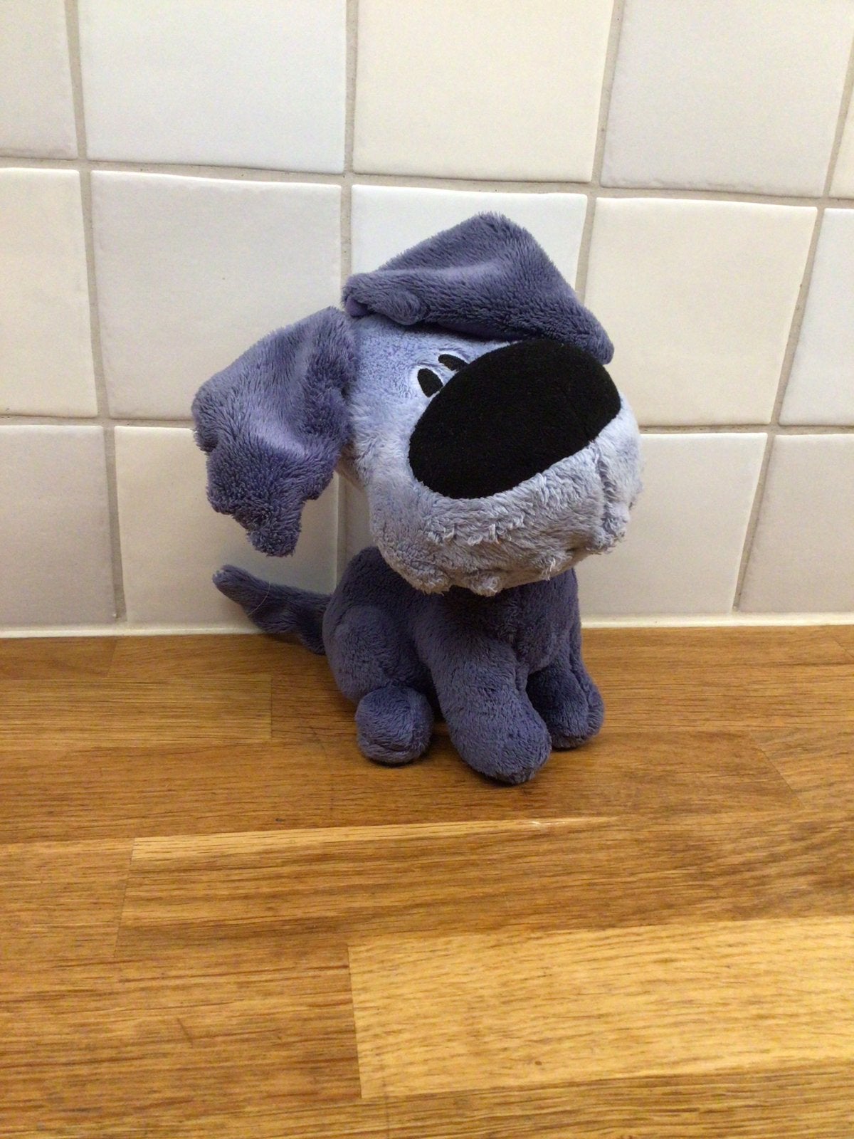 Knuffel Woezel (20 cm), Grijs, Zo goed als nieuw, Middelgroot (20 tot 80 cm), Hond