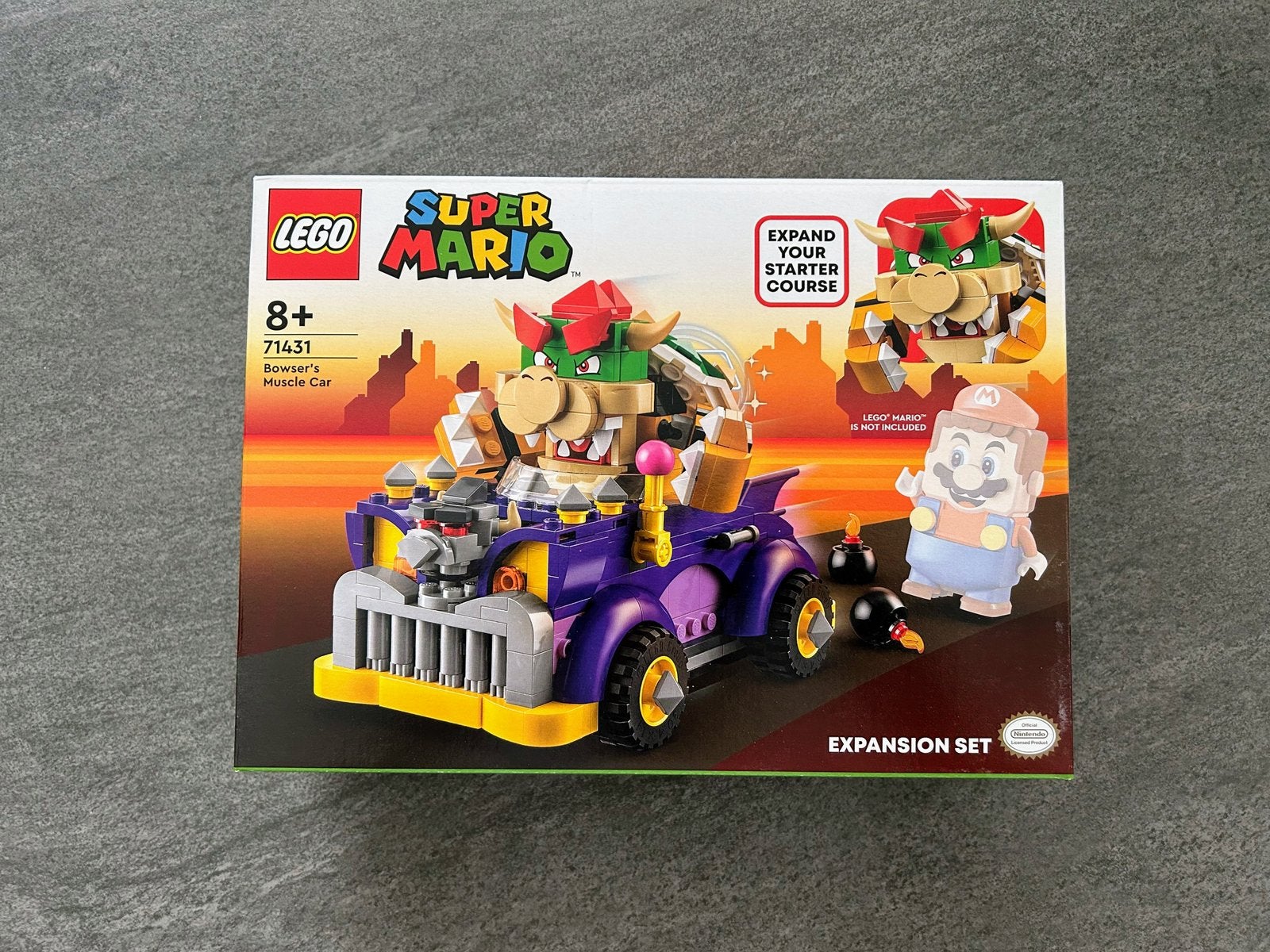 Lego Super Mario 71431 - Bowser’s Muscle Car *SEALED*, Lego, Nieuw, Ophalen of Verzenden, Complete set