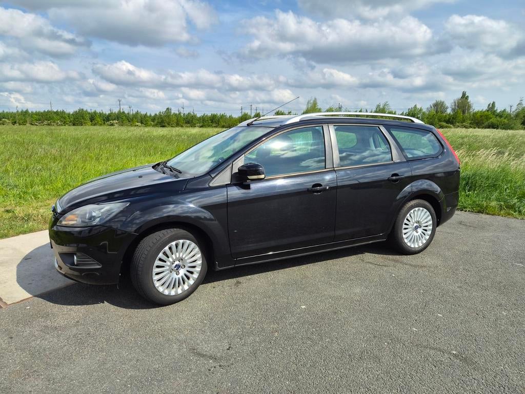 Ford Focus 1.8 92KW Wagon 2009 Zwart, Auto's, Zwart, 4 cilinders, Zwart, Particulier