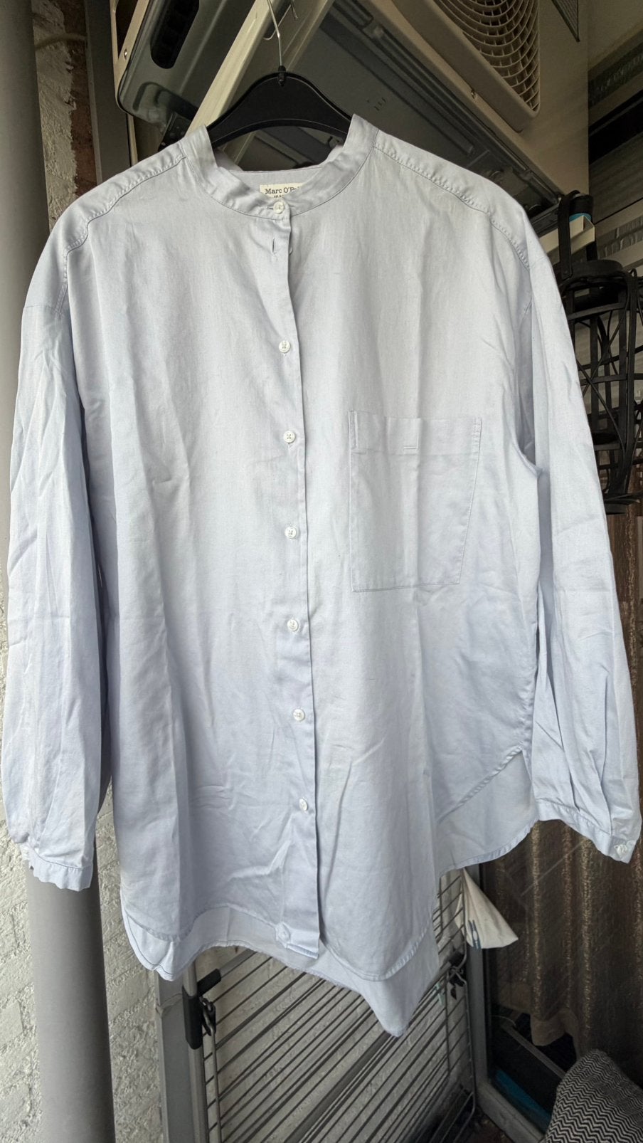 Marc o’Polo lichtblauwe blouse, Kleding | Dames, Ophalen of Verzenden, Zo goed als nieuw, Maat 42/44 (L), Blauw