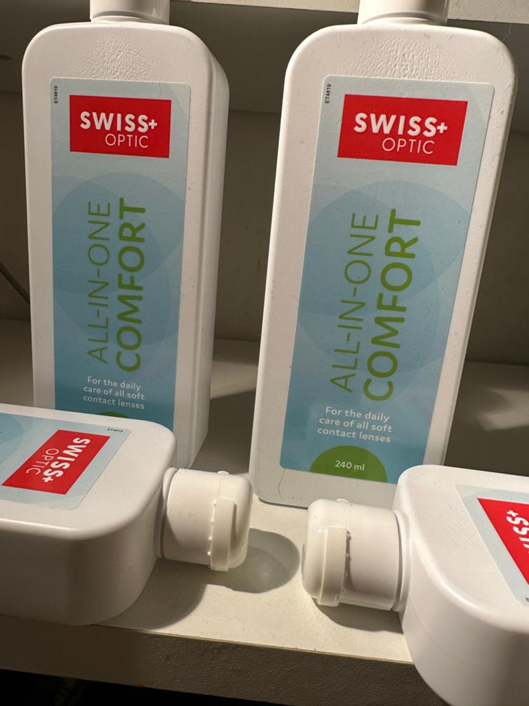Swiss+ Optic All-in-One Comfort Contactlensvloeistof, Ophalen of Verzenden, Zo goed als nieuw