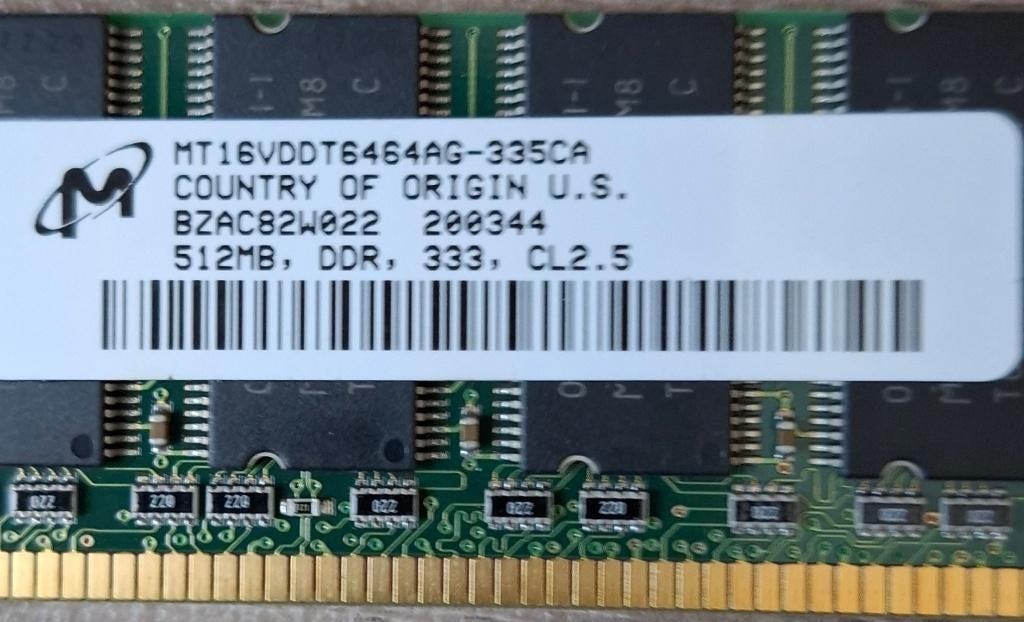 DDR geheugens (verschillende), Computers en Software, RAM geheugen, Ophalen of Verzenden, DDR, Desktop, Gebruikt