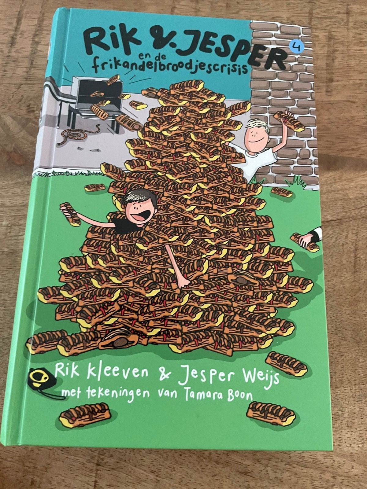 Rik en Jesper en de frikandelbroodjescrisis ZGAN, Ophalen of Verzenden, Zo goed als nieuw, Fictie algemeen
