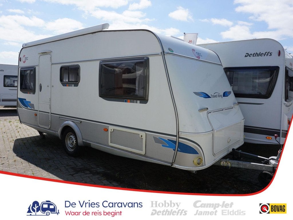 TEC Travel King 470 TE 2 enkele bedden,mover, Caravans en Kamperen, Standaardzit, T.E.C., Bedrijf, Overige typen