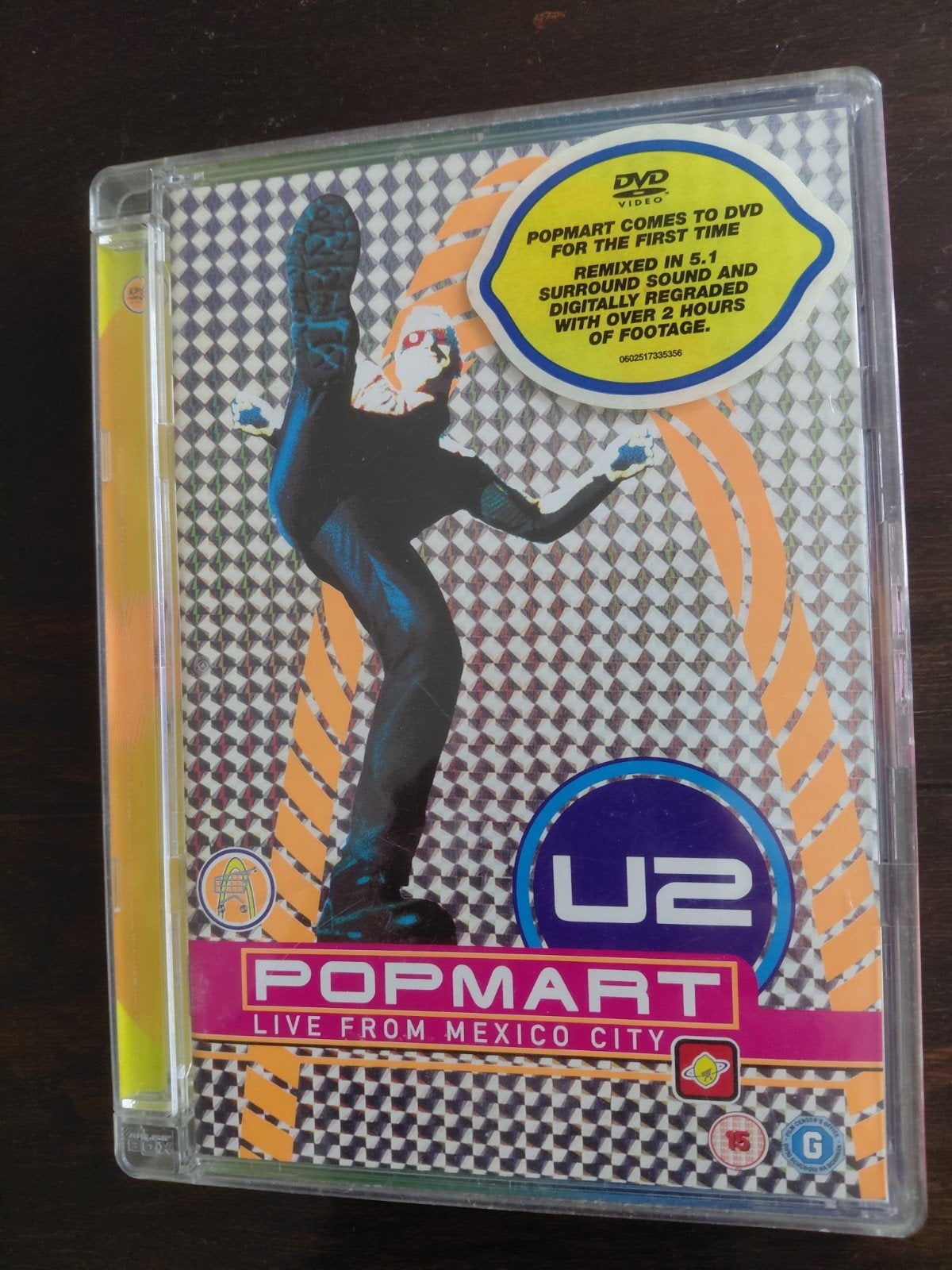 U2 Popmart Live From Mexico City DVD NIEUWSTAAT!, Cd's en Dvd's, Engels, Nederlands, Ophalen of Verzenden, Zo goed als nieuw