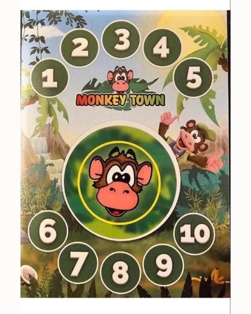 Monkey Town 10 rittenkaart, Drie personen of meer, Ticket of Toegangskaart