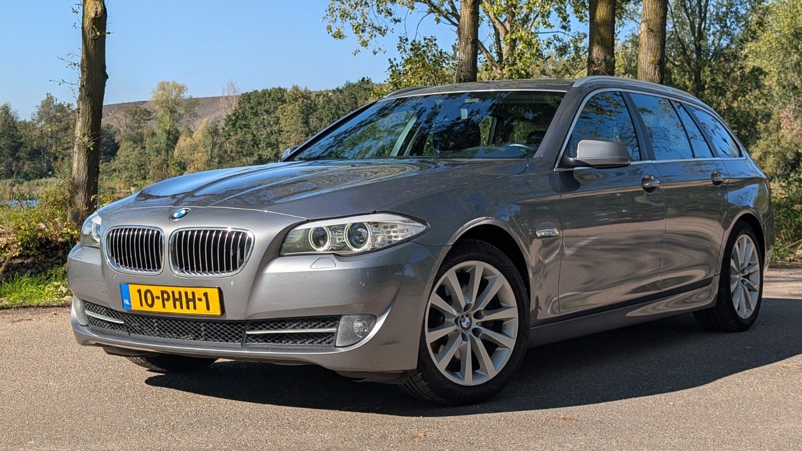 BMW 523I (3.0) Touring - 260pk, Auto's, Achterwielaandrijving, Zwart, 2000 kg, Stationwagon