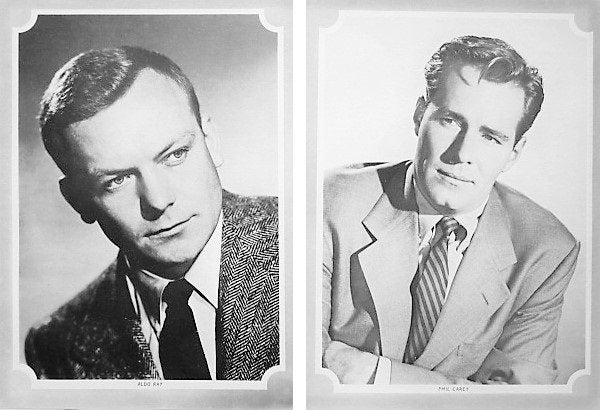 Gallery of male appeal uit Preview 1958 - Hollywood sterren, Ophalen of Verzenden, Gebruikt, Foto of Kaart