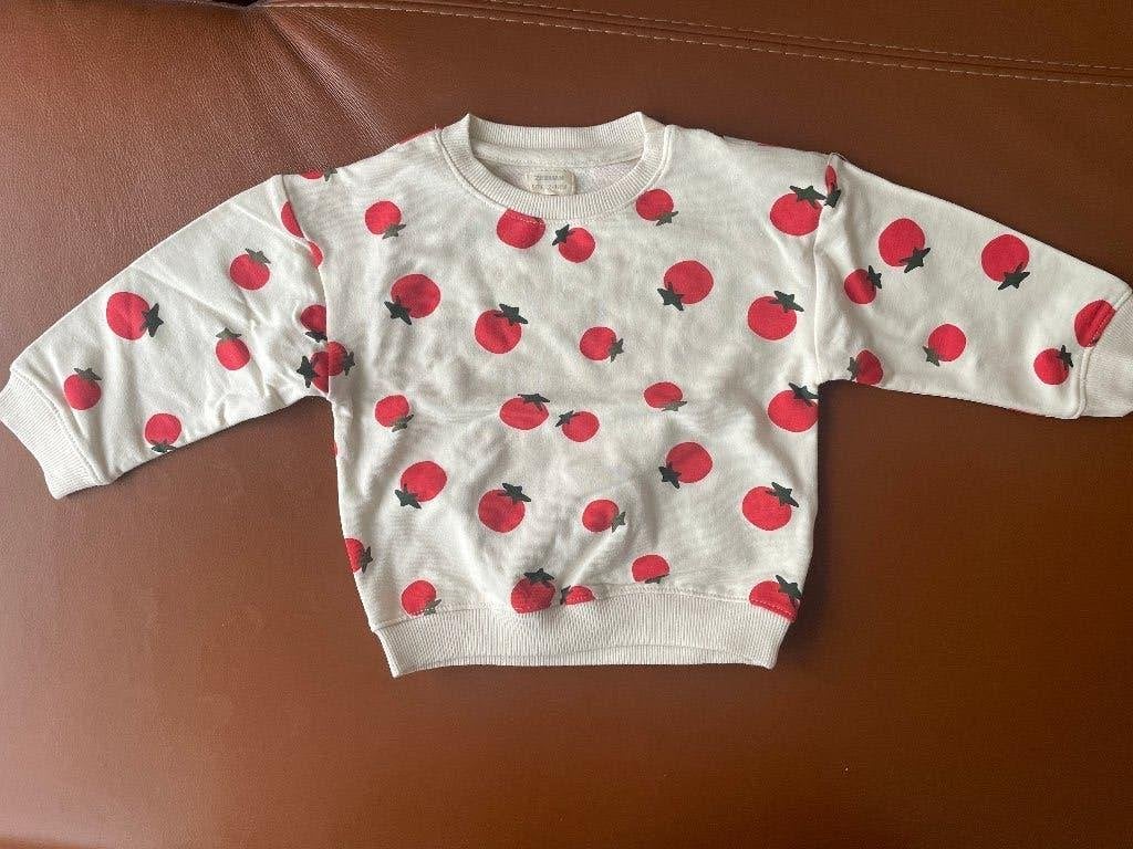 Nieuw Zeeman babytruitje met tomaatjes maat 86, Kinderen en Baby's, Zeeman, Nieuw, Ophalen of Verzenden, Truitje of Vestje